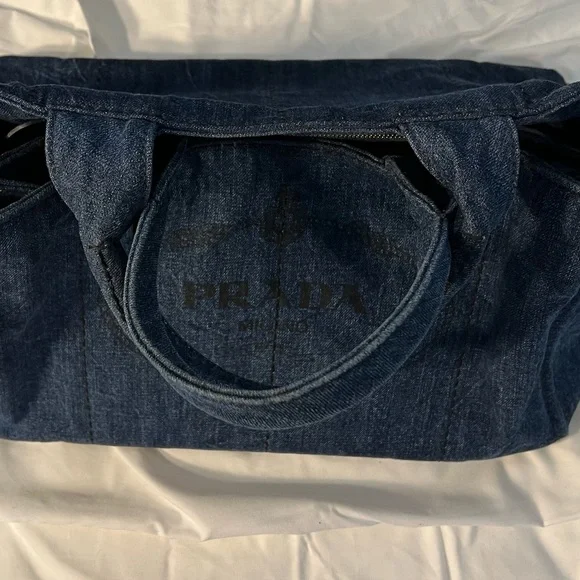Prada Denim Tote/Shoulder Bag - Picture 12 of 12